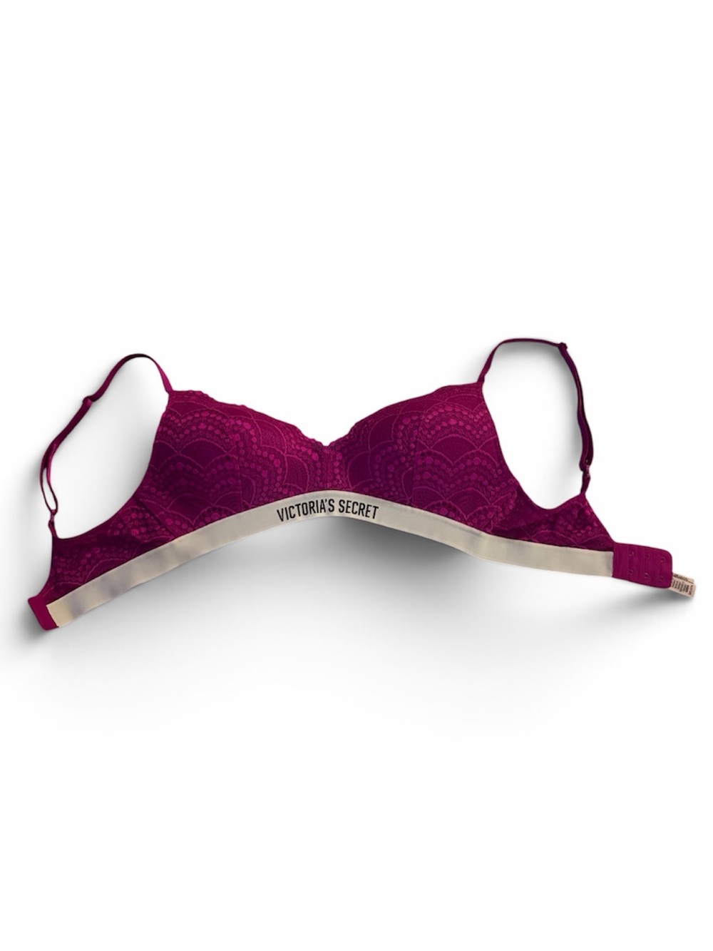 Victoria's Secret Purple Lace Bra with Contrast Band